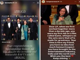 “Proud”: Karan Johar leads Industry cheers as Boong Wins BAFTA, Kangana Ranaut says Director was “Made for Greatness”