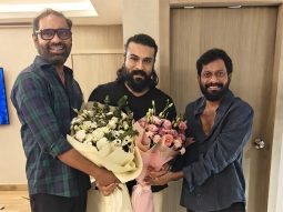 Peddi producer Venkata Satish Kilaru and director Buchi Babu Sana wish Ram Charan on the birth of twins