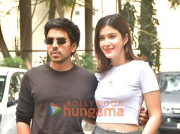 Photos: Adarsh Gourav and Shanaya Kapoor spotted promoting their film ‘Tu Yaa Main’