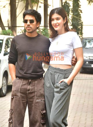 Photos: Adarsh Gourav and Shanaya Kapoor spotted promoting their film ‘Tu Yaa Main’