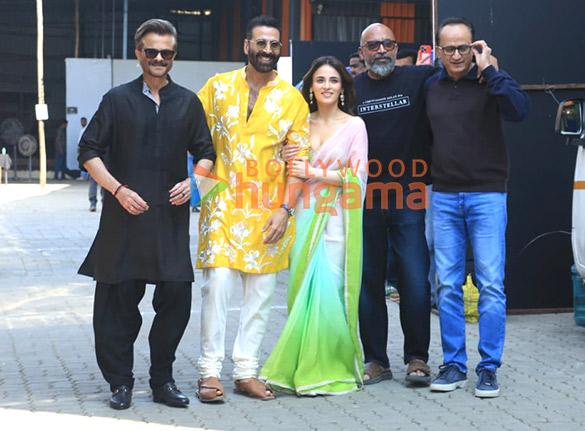Photos: Akshay Kumar, Anil Kapoor, Radhikka Madan, Saurabh Shukla and others snapped on the sets of Wheel Of Fortune Photos: Akshay Kumar, Anil Kapoor, Radhikka Madan, Saurabh Shukla and others snapped on the sets of Wheel Of Fortune