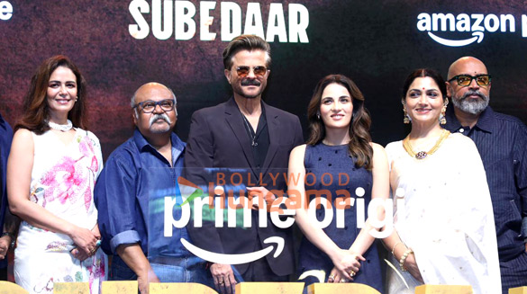 photos anil kapoor radhikka madan mona singh and others grace the trailer launch of subedaar 6