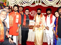Photos: Bhushan Kumar, Rishab Shetty, and others snapped at the grand muhurat ceremony of their film Jai Hanuman