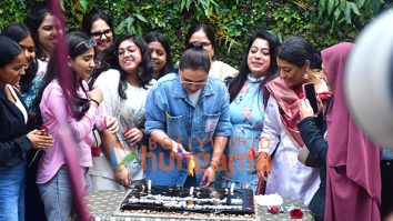 Photos: Rani Mukerji snapped at the success celebration of Mardaani 3