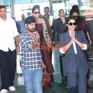 Photos: Rashmika Mandanna and Vijay Deverakonda spotted at Udaipur airport