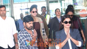 Photos: Rashmika Mandanna and Vijay Deverakonda spotted at Udaipur airport