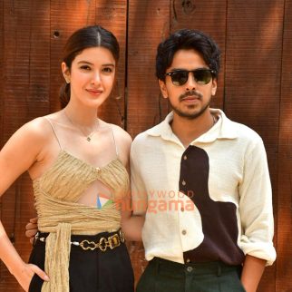 Photos: Shanaya Kapoor and Adarsh Gourav snapped promoting Tu Yaa Main
