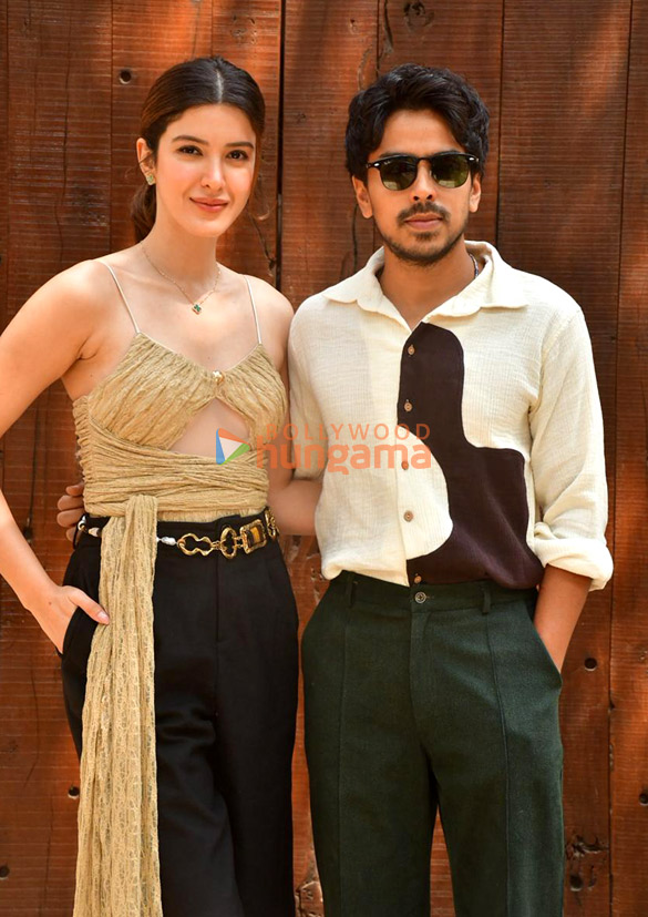 Photos: Shanaya Kapoor and Adarsh Gourav snapped promoting Tu Yaa Main