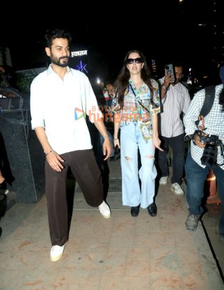 Photos: Sunny Kaushal and Isabelle Kaif snapped in Bandra