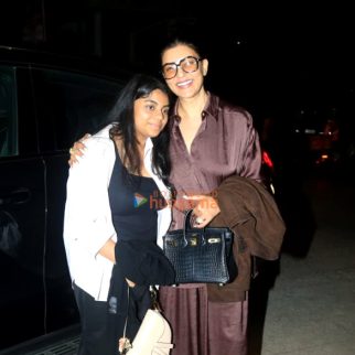 Photos: Sushmita Sen snapped with her daughter in Bandra