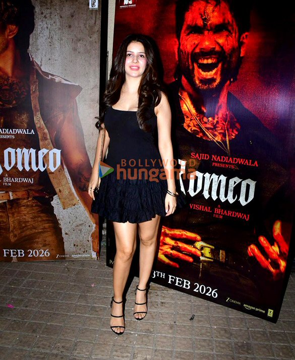 photos triptii dimri avinash tiwary and others attend special screening of o romeo 12