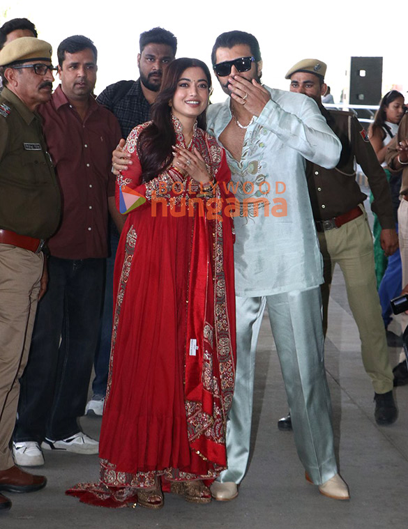 Photos: Vijay Deverakonda–Rashmika Mandanna make first appearance after wedding