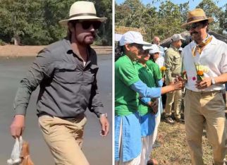 Randeep Hooda takes cleanliness initiative, seen clearing plastic from riverbank