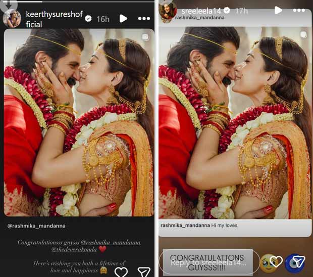 Vijay Deverakonda - Rashmika Mandanna Wedding: Samantha Ruth Prabhu, Nani, Kajal Aggarwal and other South stars pour in love after dreamy Udaipur ceremony