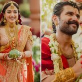 Vijay Deverakonda and Rashmika Mandanna Wedding: From temple gold to Vanasingaram weave, their looks are Deccan royalty redefined