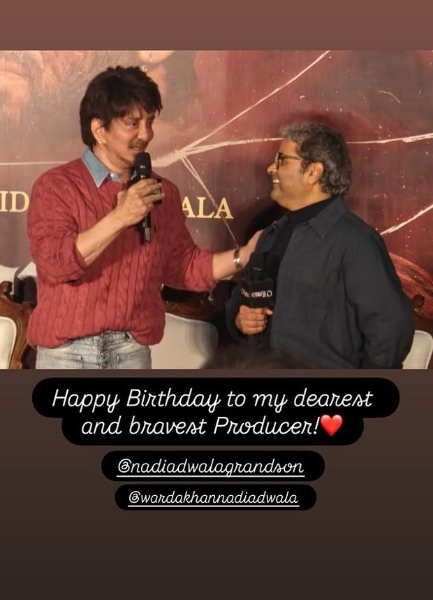 Vishal Bhardwaj and Nitesh Tiwari pen emotional birthday notes for Sajid Nadiadwala on this special occasion