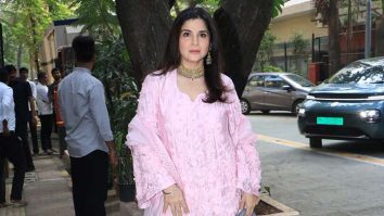 Maheep Kapoor papped in a pretty pink suit