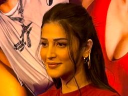 Shruti Haasan in a classy red dress