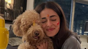 Ananya Panday celebrates Holi in comfy clothes with family and pets; shares adorable photos with Bhavana and Chunky Panday