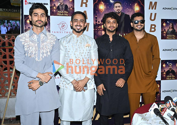 celebs snapped at at the launch of the music album allah hoo allah hoo 1 6