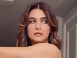 Charming her! Kriti Sanon