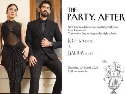 Kritika Kamra and Gaurav Kapur’s Mumbai wedding to feature speakeasy-themed ‘The Party, After’