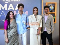 Photos: Mona Singh, Mihir Ahuja, and Nicholas Kharkongor snapped promoting Maa Ka Sum