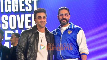Photos: Ranbir Kapoor and Abhishek Bachchan snapped at ISGL launch