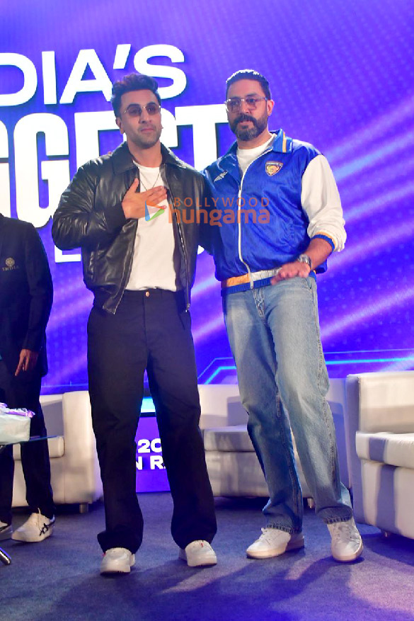 photos ranbir kapoor and abhishek bachchan snapped at isgl launch 4