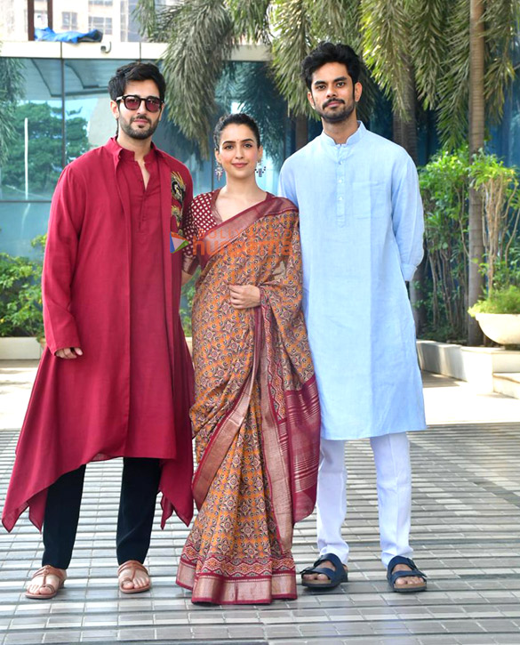 photos sanya malhotra aditya rawal aditya seal and others snapped at abundantia entertainment office in andheri 3