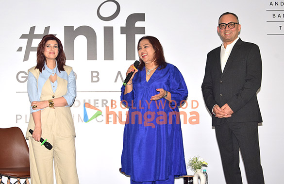 photos twinkle khanna inspires next gen designers at nif global mumbai with candid insights on creativity authenticity and real world design 2
