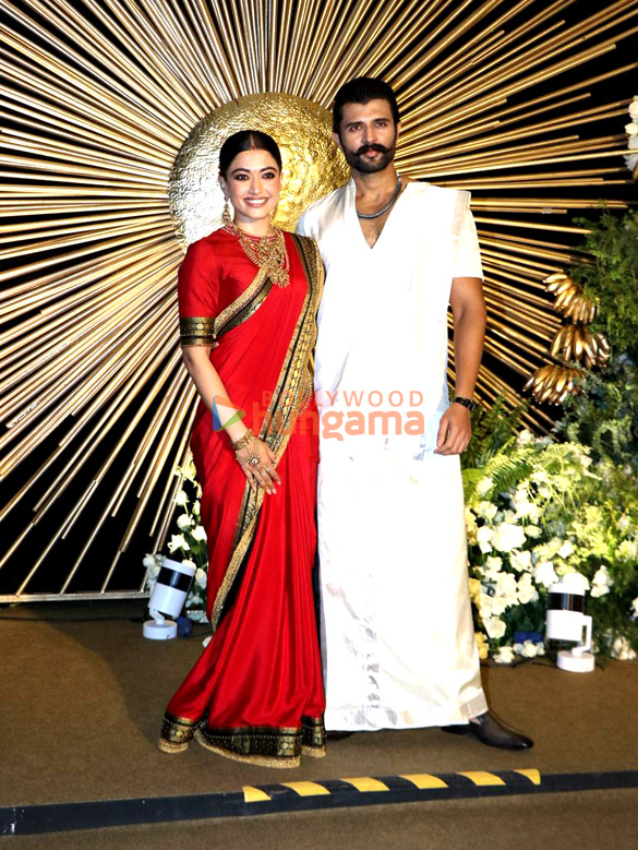 photos vijay deverakonda and rashmika mandanna snapped at their wedding reception 6