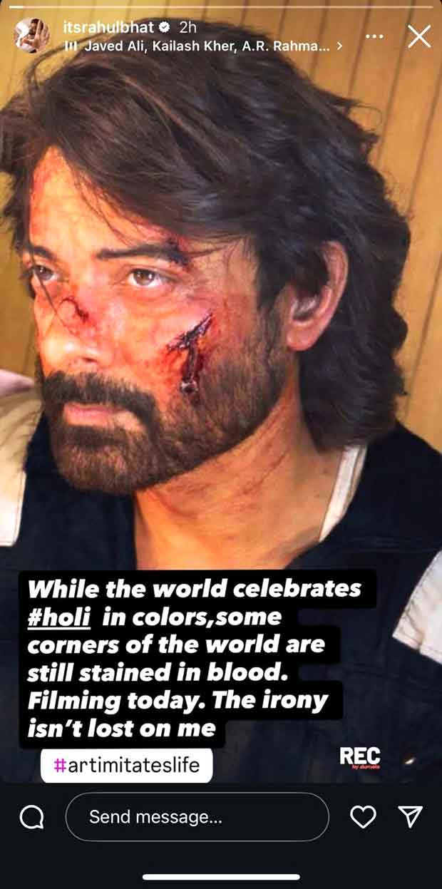 Rahul Bhat begins shooting for upcoming Netflix venture, reveals new look