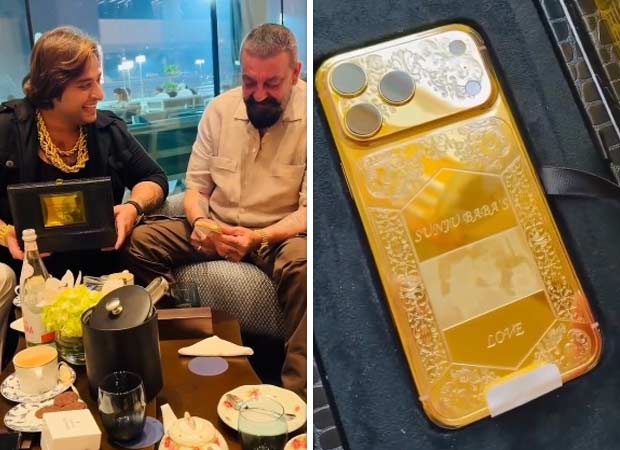 Sanjay Dutt receives gold-plated iPhone from Pakistani influencer ahead of Dhurandhar The Revenge release