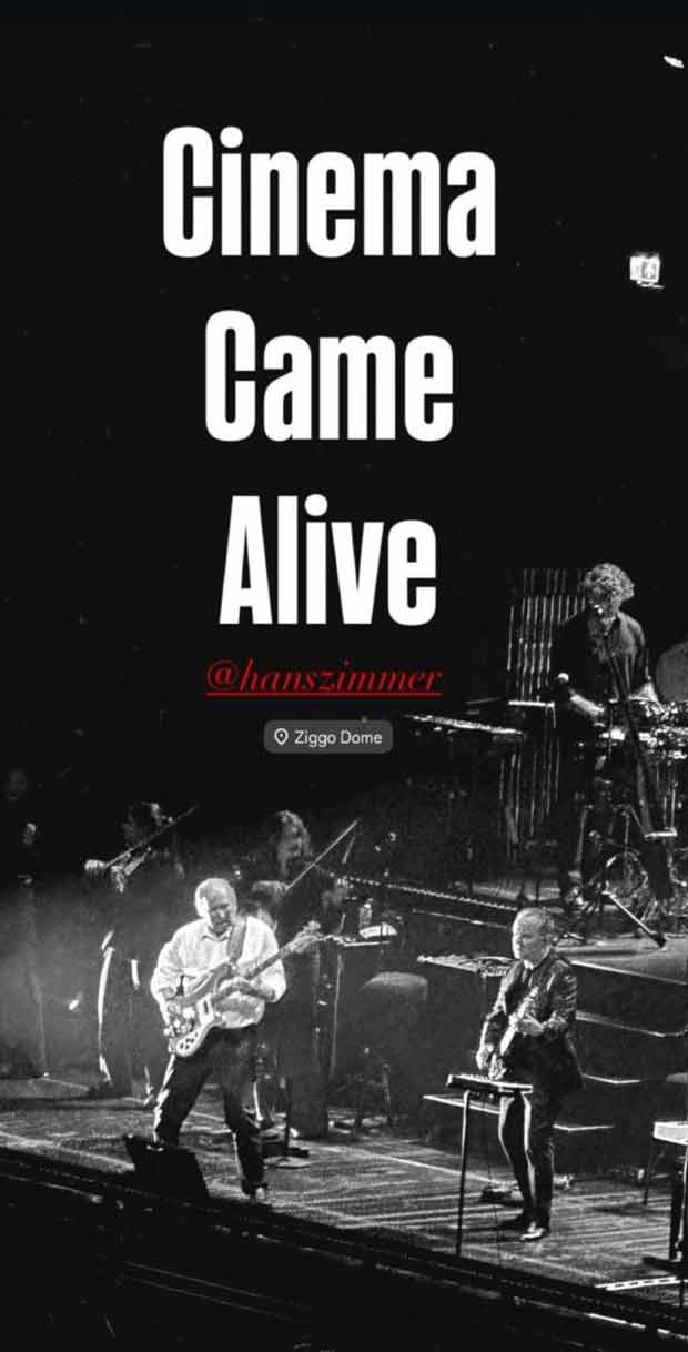 Shweta Tripathi flies to Amsterdam to watch Hans Zimmer live; says “His music has always stayed with me”