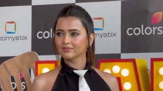 Tux but make it glam! Tejasswi Prakash