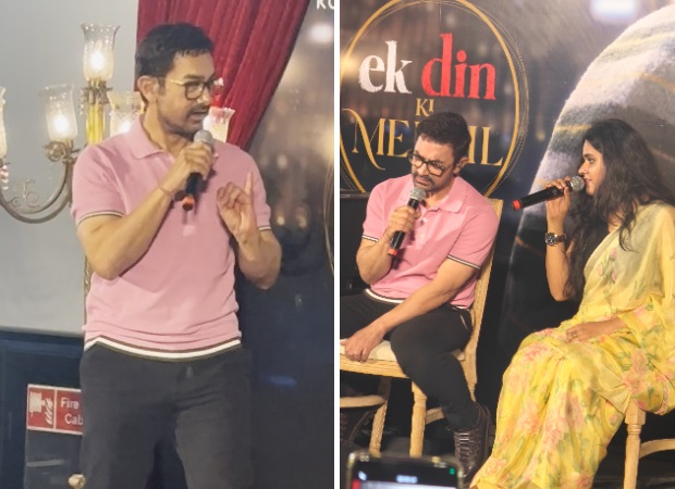 Ek Din Ki Mehfil: Nervous Aamir Khan goes to the loo twice; MESMERIZES audience with his live performance Ek Din Ki Mehfil: Nervous Aamir Khan goes to the loo twice; MESMERIZES audience with his live performance