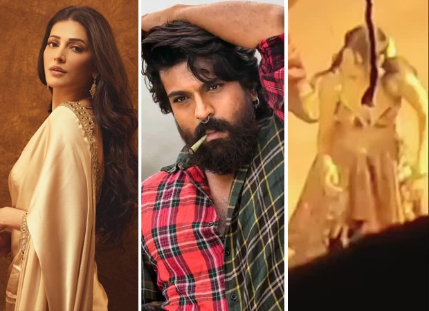 पेड्डी: श्रुति हासन ने राम चरण के साथ एक विशेष गाने की शूटिंग की; उनका गोल्ड-क्लैड लुक लीक होने से चर्चा का विषय बन गया है