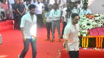 Photos: Aamir Khan, Ranveer Singh, Vicky Kaushal, Tabu, Asha Parekh, Vivek Oberoi, Sachin Tendulkar, Zanai Bhosle and others pay last respects to the late Asha Bhosle