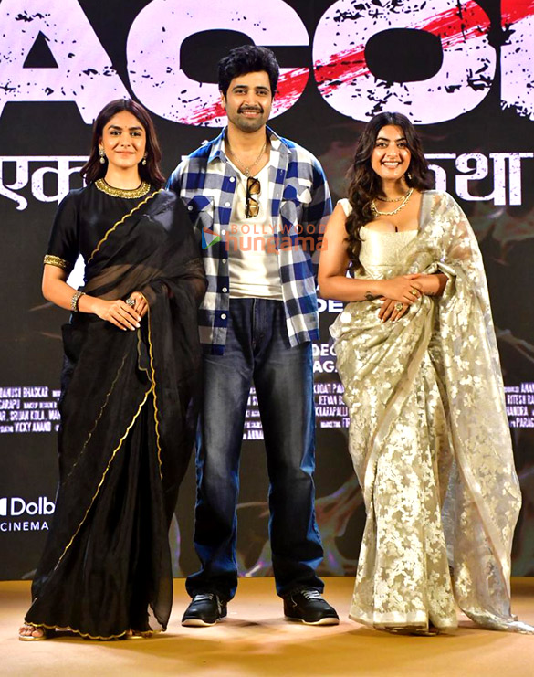 photos adivi sesh mrunal thakur anurag kashyap and zayn marie khan grace the trailer launch of dacoit 7