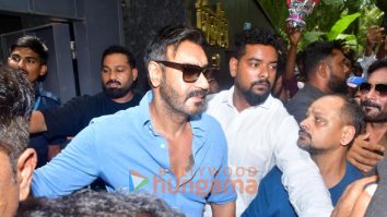 Photos: Ajay Devgn spotted near his residence on his birthday