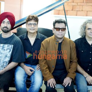 Photos: Diljit Dosanjh, A.R. Rahman, Imtiaz Ali snapped recording for Imtiaz Ali’s Main Vaapas Aaunga