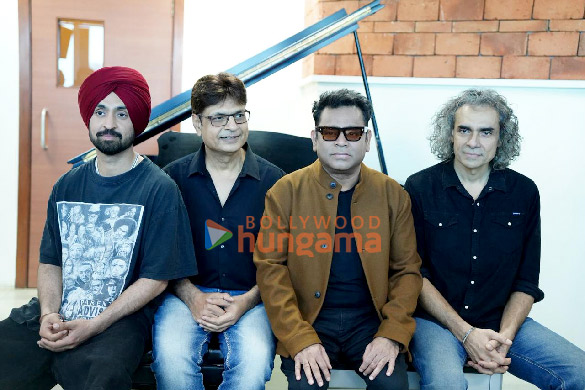 photos diljit dosanjh a r rahman snapped recording for imtiaz alis main vaapas aaunga 5