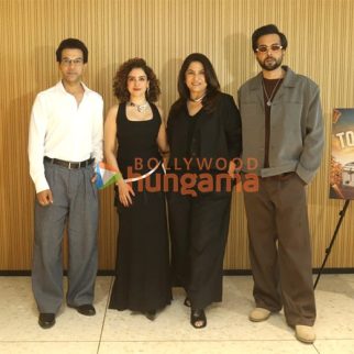 Photos: Rajkummar Rao, Sanya Malhotra, Archana Puran Singh and Abhishek Banerjee snapped promoting Toaster at BKC