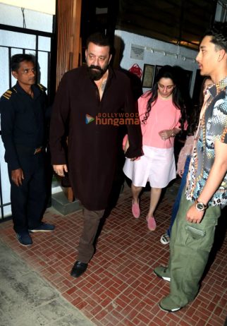 Photos: Sanjay Dutt, Fardeen Khan snapped with their families in Bandra