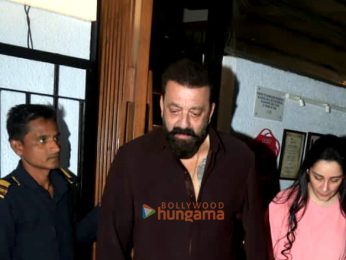 Photos: Sanjay Dutt, Fardeen Khan snapped with their families in Bandra