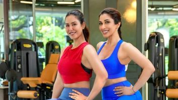 Sophie Choudry shares glimpse of workout chat with Sonam Bajwa from Famously Fit