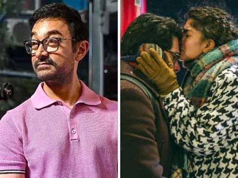Aamir Khan and Junaid Khan greet fans during Ek Din theatre visit