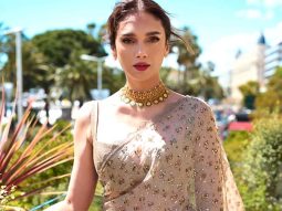 Aditi Rao Hydari brings timeless Indian elegance in bespoke JADE saree at Cannes 2026