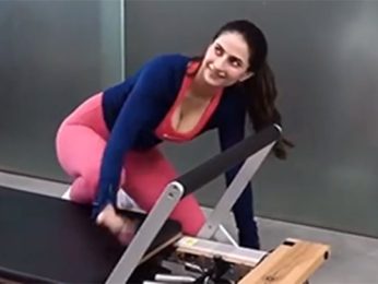 Before & after the Pilates session! Palak Tiwari